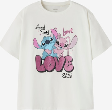 NAME IT Paita 'NKFDYMIR STITCH' värissä valkoinen: etupuoli