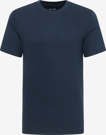 MUSTANG T-Shirt 'Style Austin' in Blau: Vorderseite