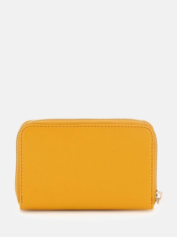 GUESS Wallet 'Tatum' in Yellow