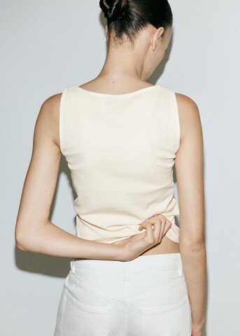 MANGO Topp 'TECLI' i beige