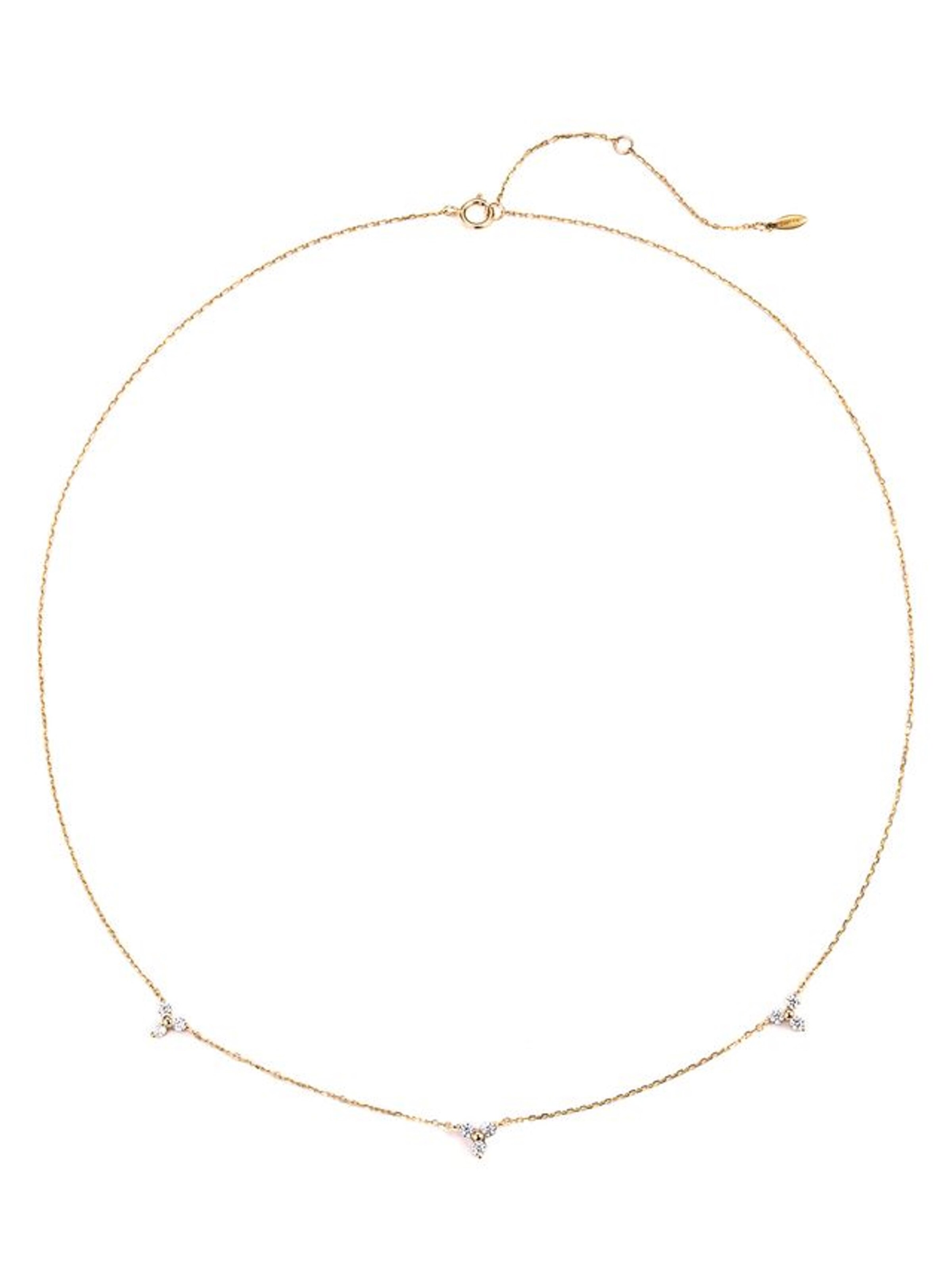 Chaîne 'Blossom Glow' Dear Me en or : devant