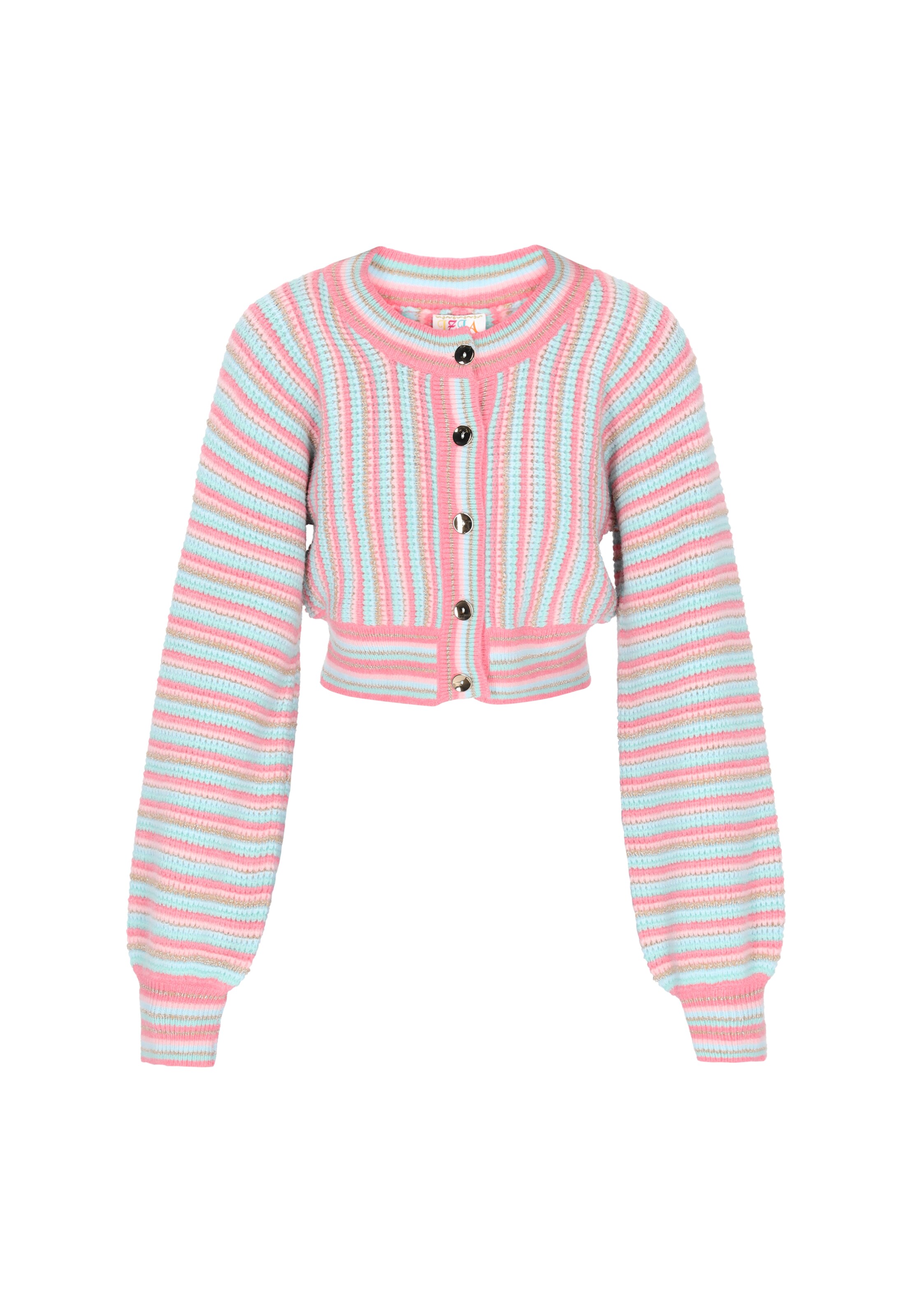 IZIA Πλεκτή ζακέτα σε μπλε: μπροστά