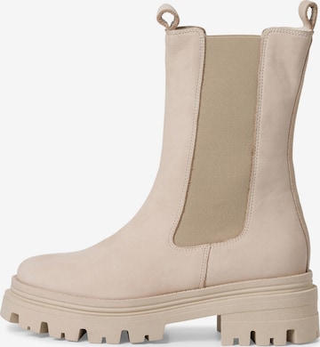 TAMARIS Chelsea boots in Beige