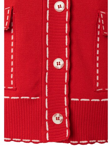 MORE & MORE Knit Cardigan in Red