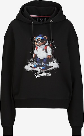 19V69 ITALIA - Sudadera 'Kara Wintergames' en negro: frente