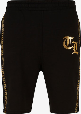 Thug Life Regular Pants in Black: front