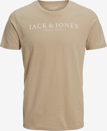 JACK & JONES Majica 'BLABOOSTER' | bež barva: sprednja stran