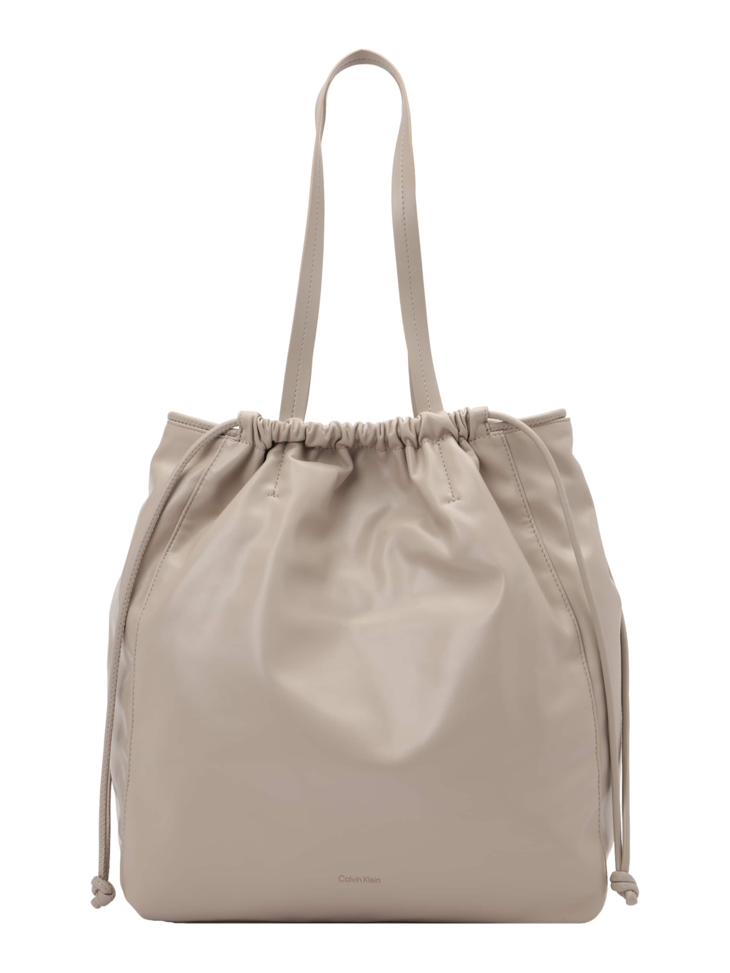 Poche ventrale Calvin Klein Jeans en beige : devant