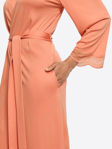 Hanro Dressing gown 'Cira' in Orange