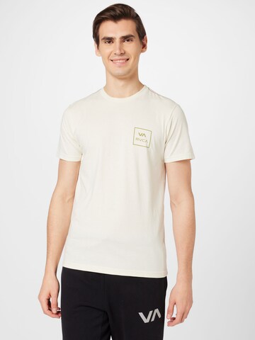 RVCA - Camiseta en blanco: frente