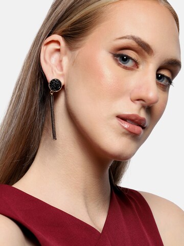 Boucles d'oreilles 'Vidhi' SOHI en noir : devant