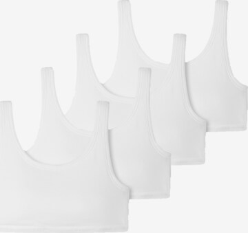 Bustier Soutiens-gorge SCHIESSER en blanc : devant