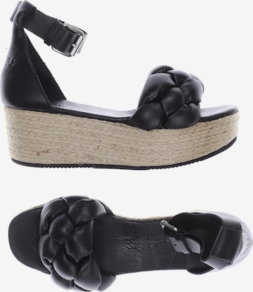 SHABBIES AMSTERDAM Sandals & High-Heeled Sandals in 42 in Black: front