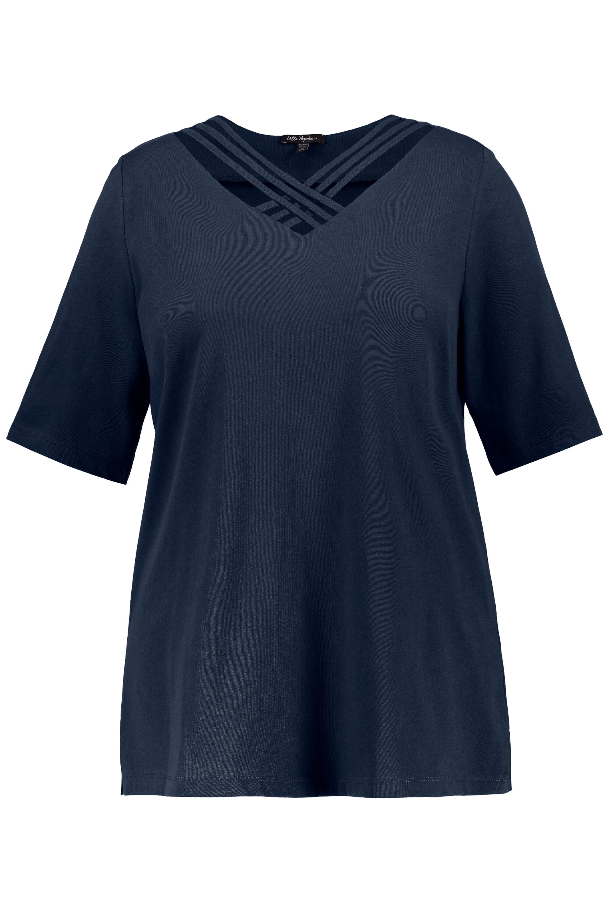 Frauen Shirts & Tops Ulla Popken T-Shirt in Marine - TU09680