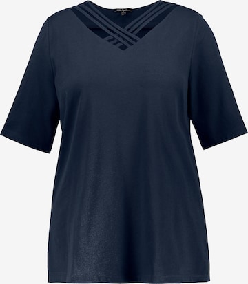 Ulla Popken Shirt in Blauw: voorkant