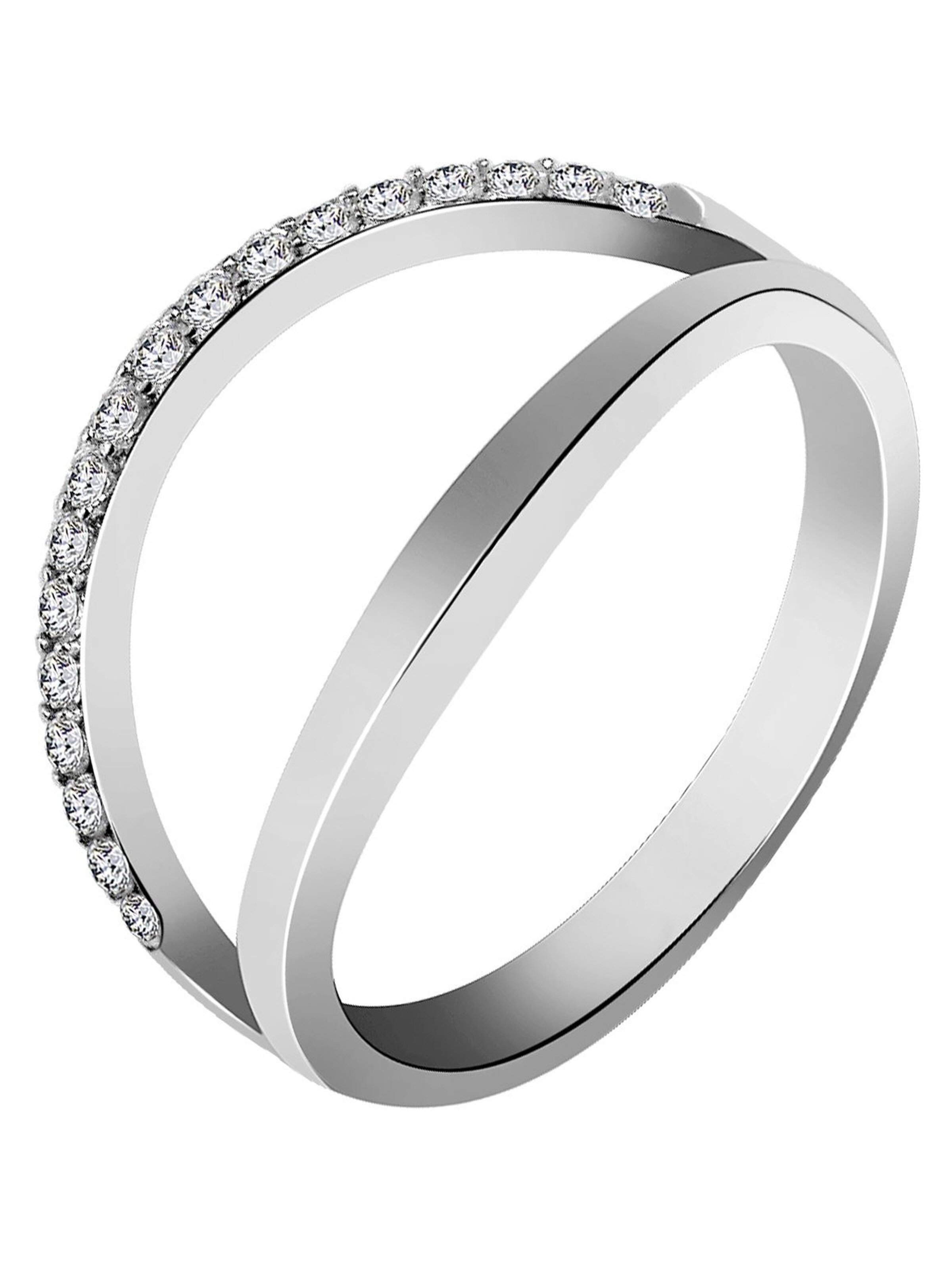 Akzent Ring 'Jannike' in Silver