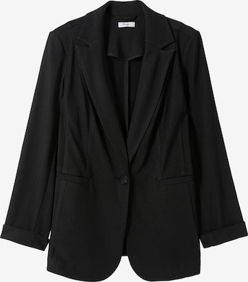 SHEEGO - Blazer en negro: frente