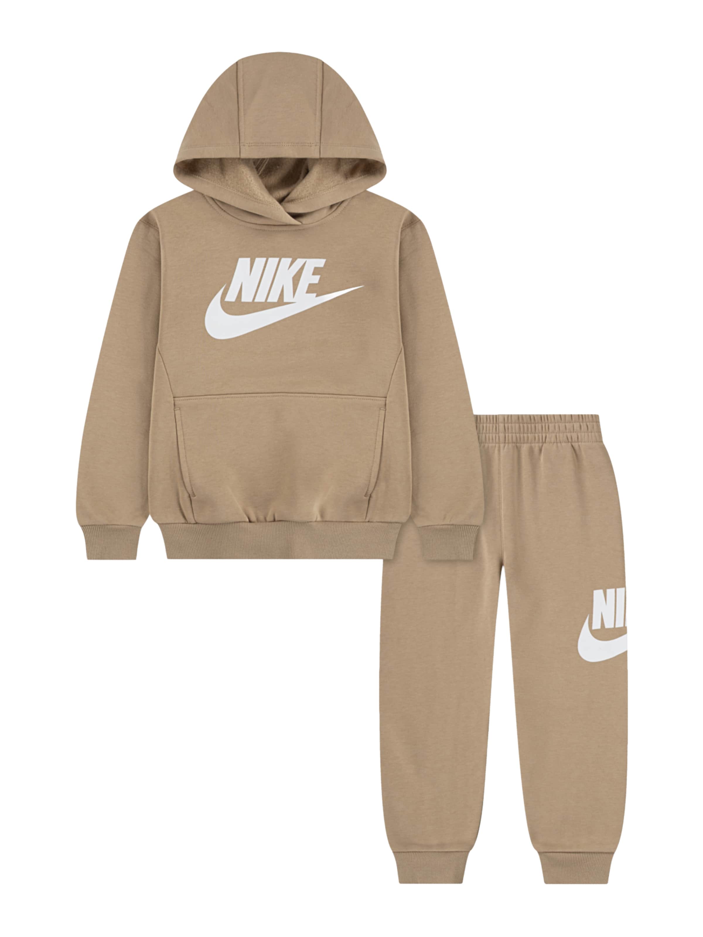 Nike Sportswear Joggingová souprava 'CLUB FLEECE' – béžová: přední strana