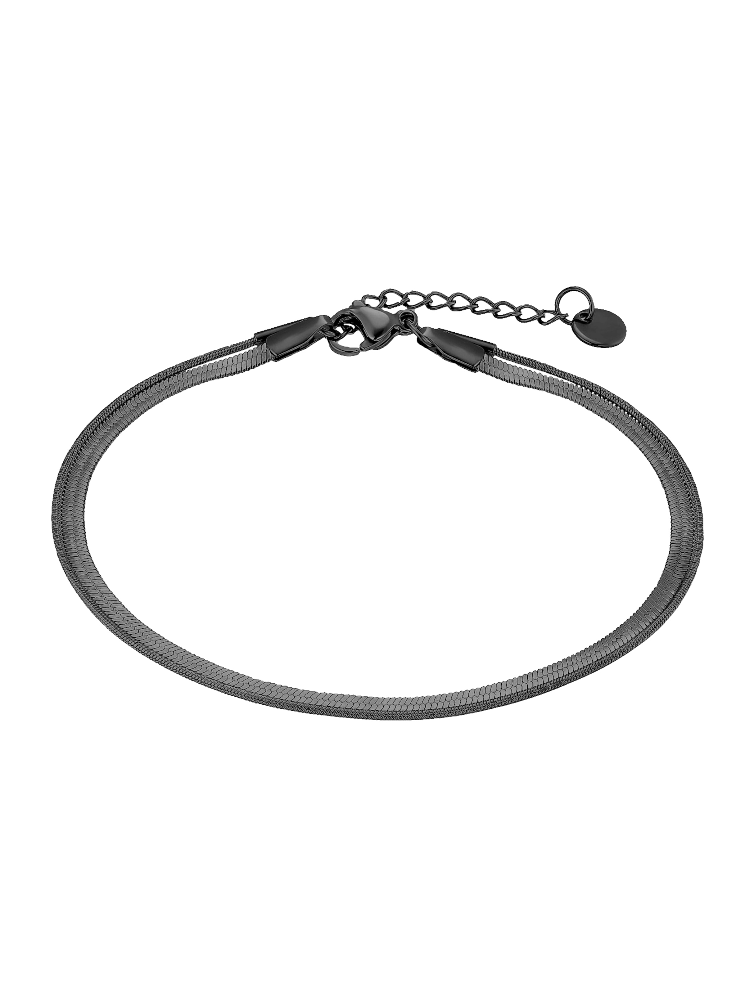 Heideman Armband 'Quinn' in Zwart: voorkant