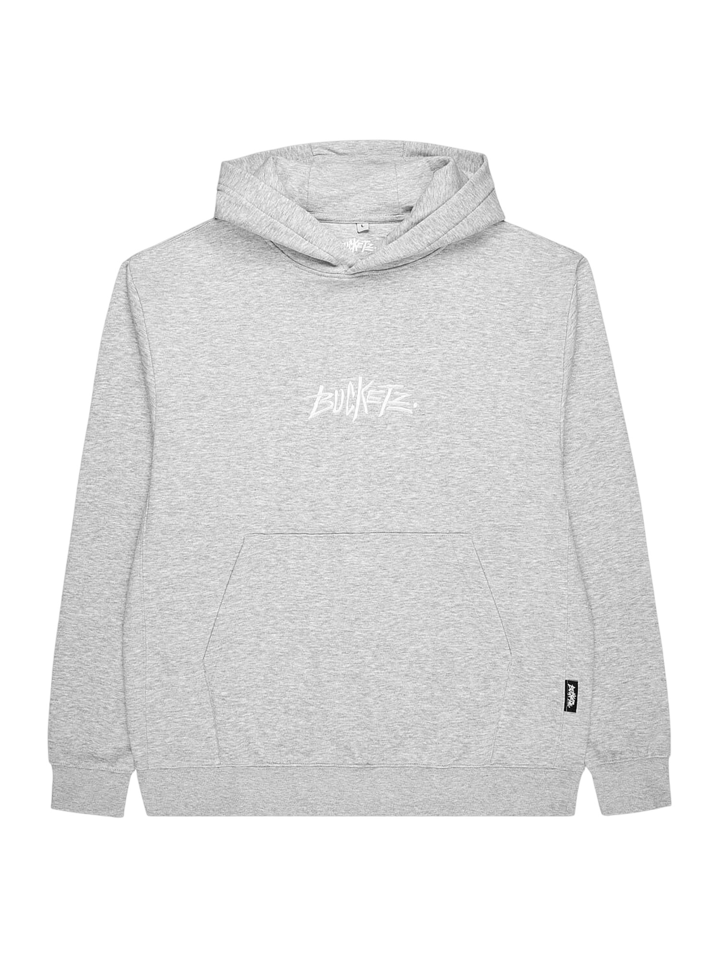 Bucketz Sweatshirt in Grau: Vorderseite