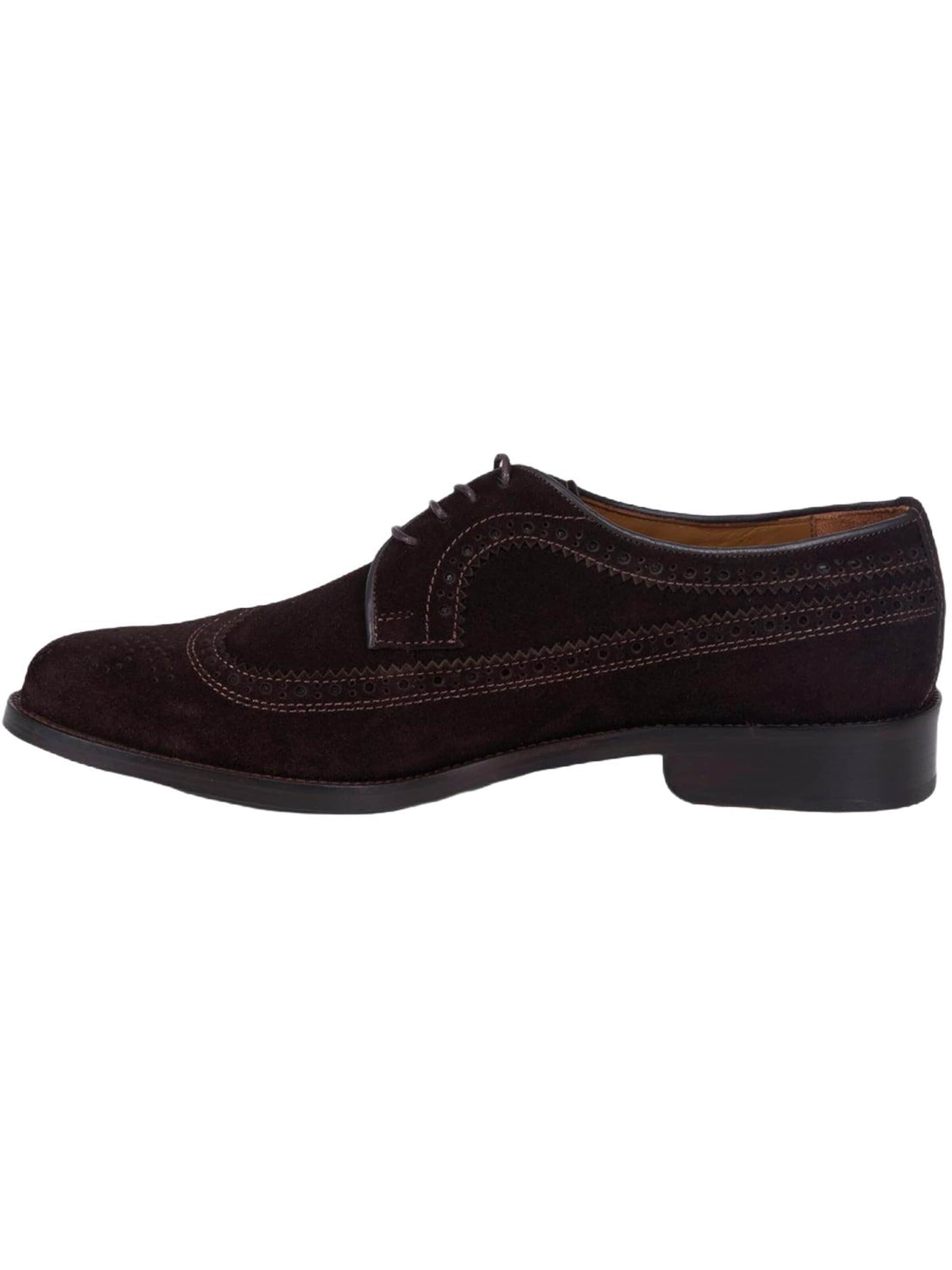 Chaussure à lacets 'DESA Herren-Wildleder-Brogue-Schnürschuhe' Desa en marron