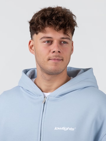 Low Lights Studios Zip-Up Hoodie in Blue