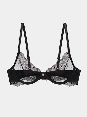 Triangolo Reggiseno 'Ottavia' di Gianna Bellucci in nero: frontale