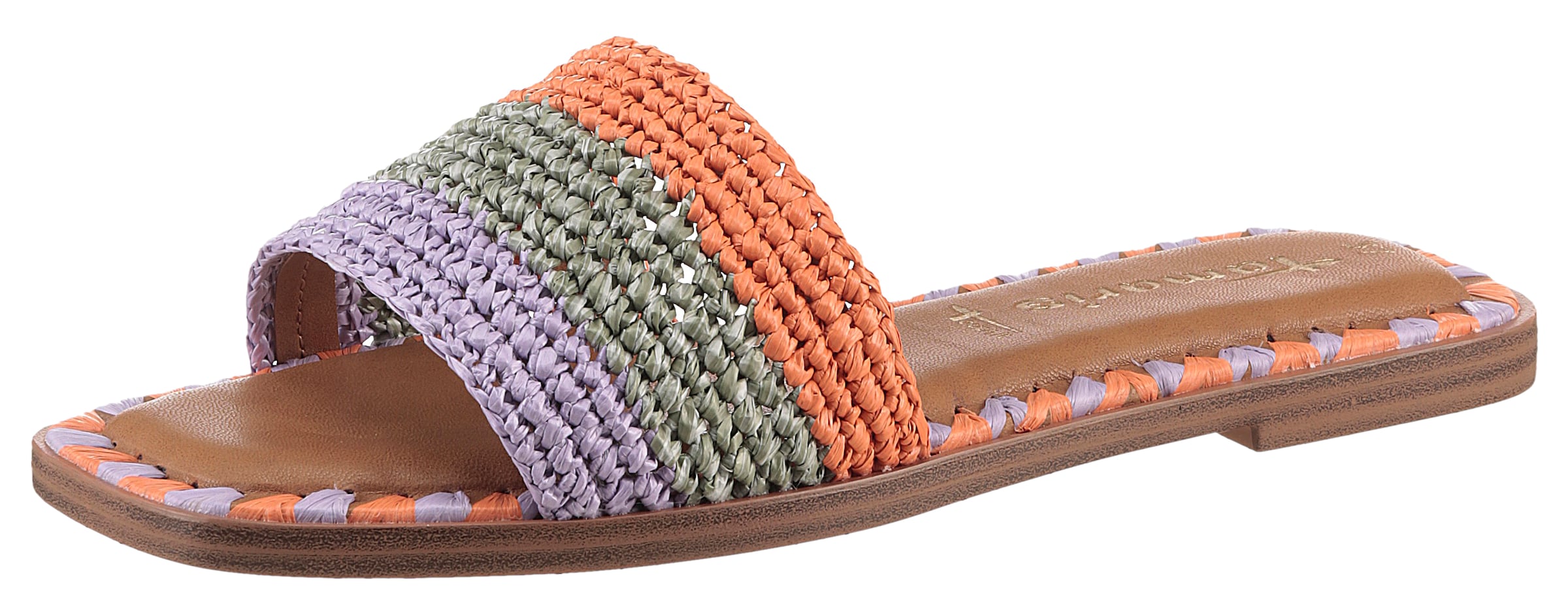 Tamaris Mules in Mixed colors: front