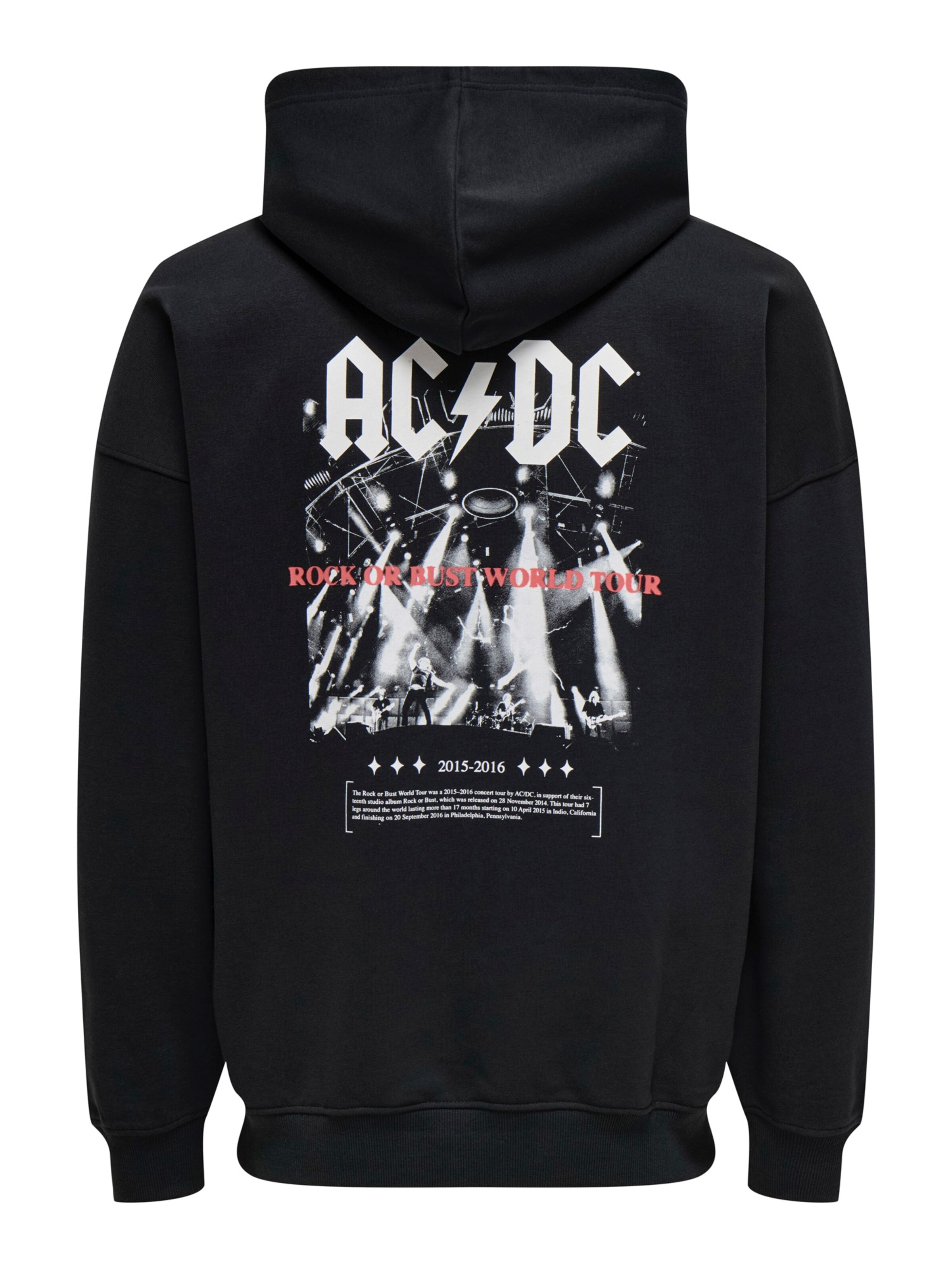 Only & Sons Μπλούζα φούτερ 'ONSACDC' σε μαύρο