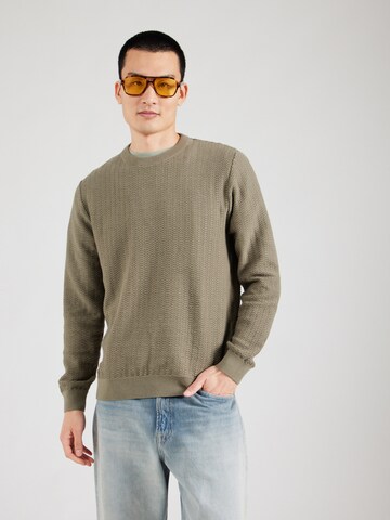 Jack & Jones Premium Pullover 'JPRCCTRAVIS' i grøn: forside
