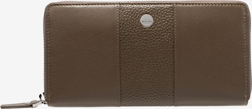 Porte-monnaies 'Auen Dietrun' Maître en marron : devant