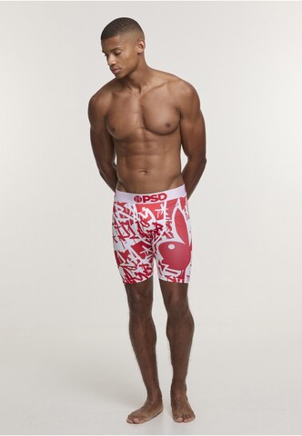 PSD Boxer shorts 'Playboy Red Tags' in White