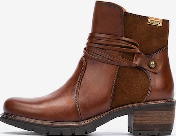 Ankle boots 'SAN SEBASTIA' di PIKOLINOS in marrone: frontale