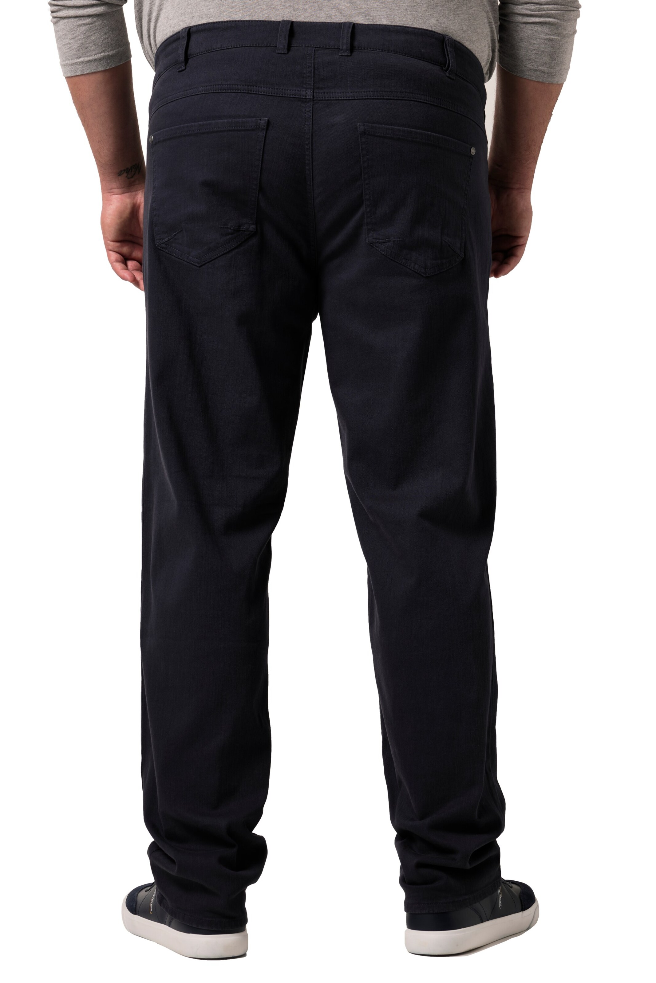 Regular Pantalon Men Plus en bleu