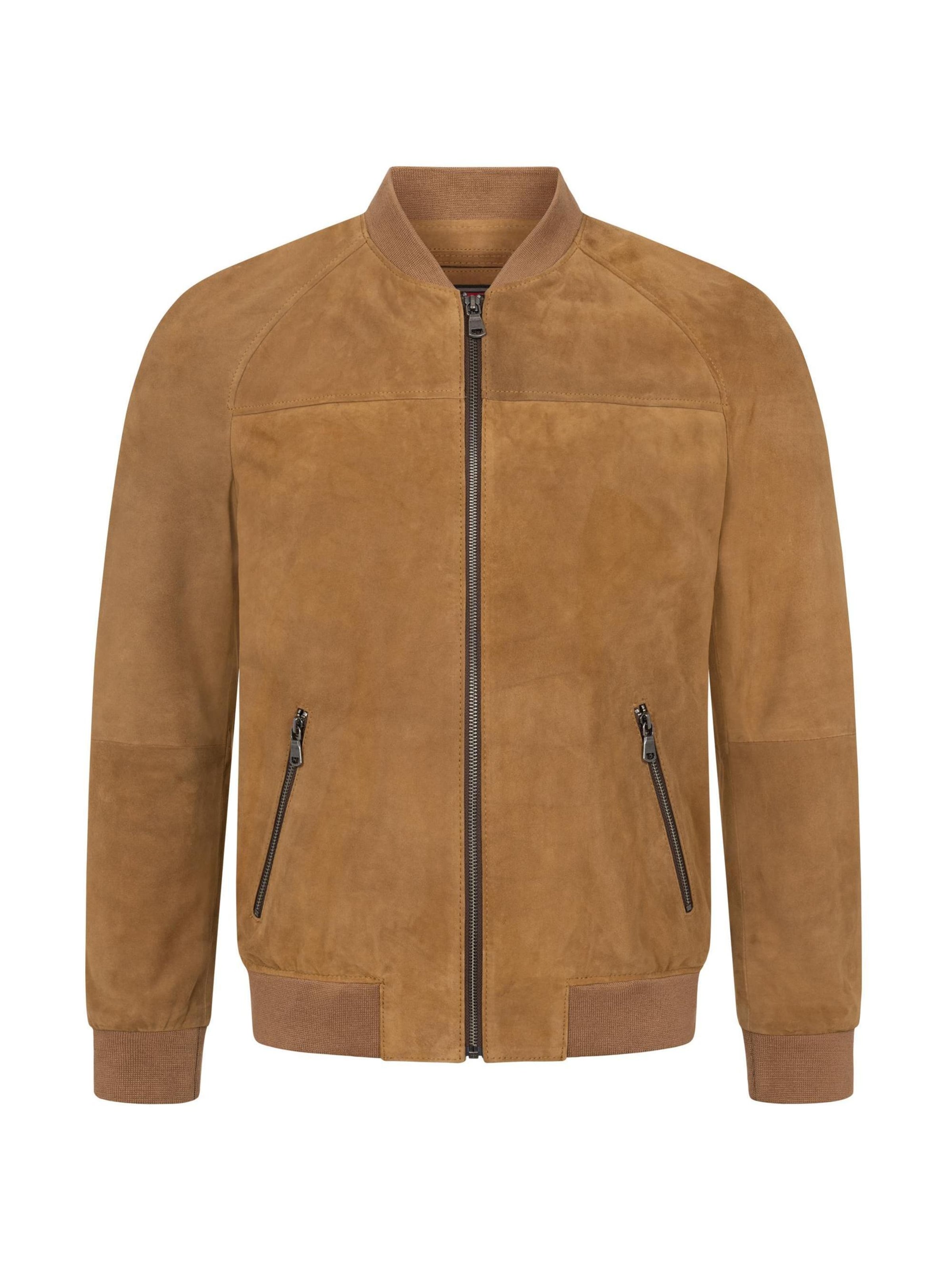 Mouflon Between-Season Jacket 'Marlon' in Beige: front
