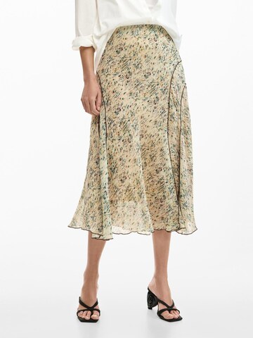 Jupe Desigual en jaune : devant