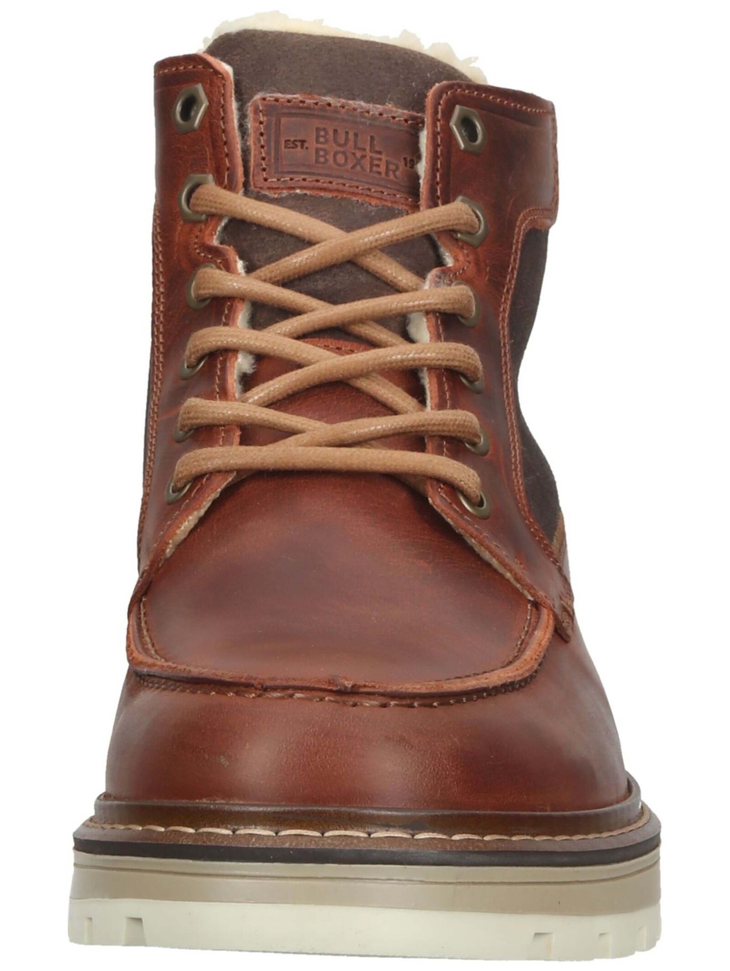 BULLBOXER Lace-Up Boots in Brown