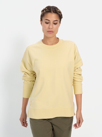 CAMEL ACTIVE Sweatshirt in Yellow: front