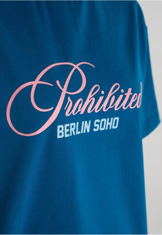 T-Shirt 'Bohemian' Prohibited en bleu