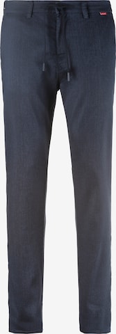 MAC Slim fit Chino Pants in Blue: front