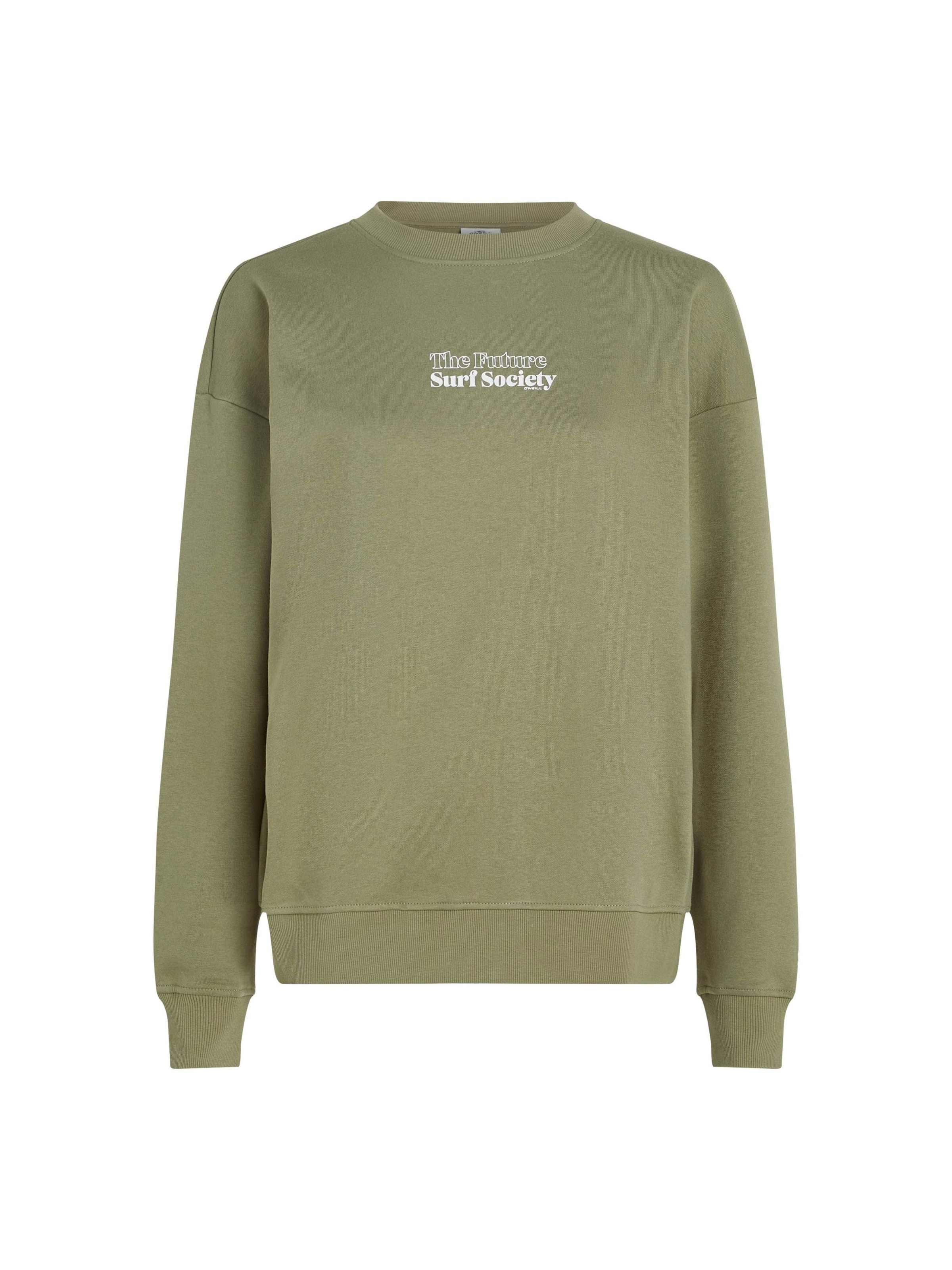 O'NEILL Sweatshirt 'Future Surf Society' in Groen: voorkant