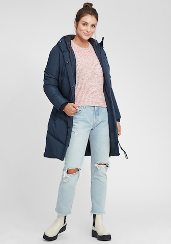 Oxmo Winter Coat 'Juna' in Blue