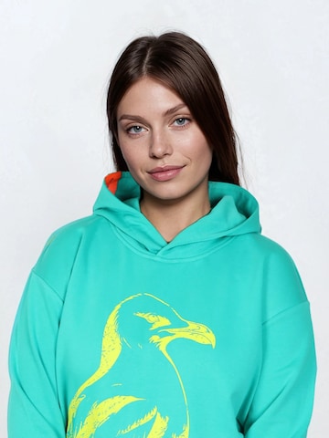 Sweat-shirt 'ADJÜS' salzhaut en vert
