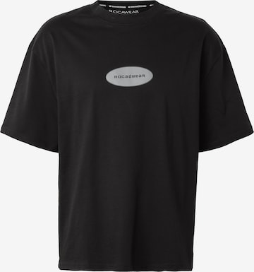ROCAWEAR Tričko 'Simpleroc' – černá: přední strana