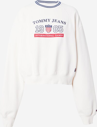 Tommy Jeans Sweat-shirt 'ARCHIVE GAMES' en bleu marine / rouge / blanc, Vue avec produit
