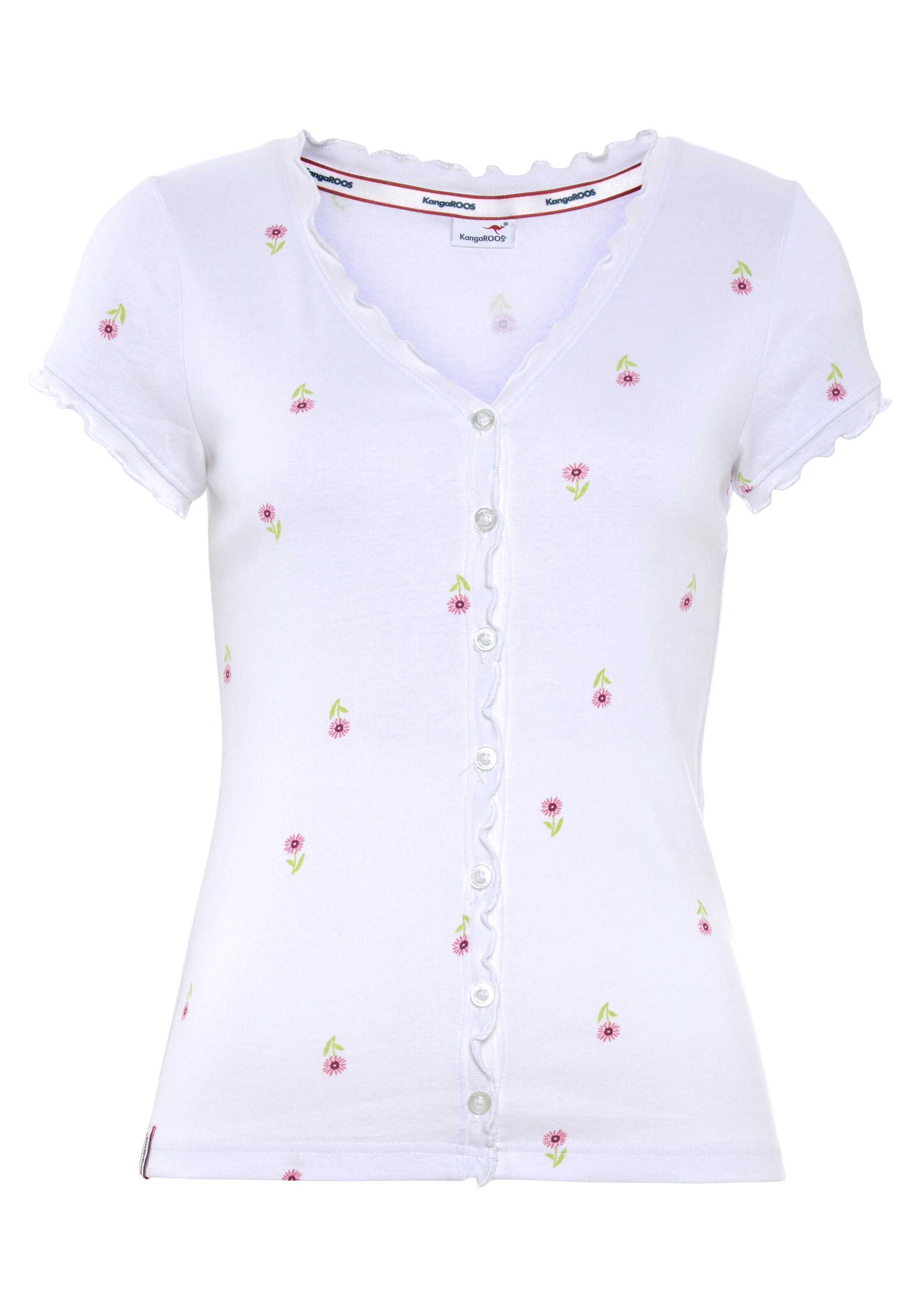 KangaROOS Shirt in White: front