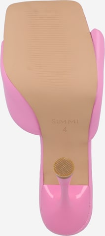 Mule 'VACATION' Simmi London en rose