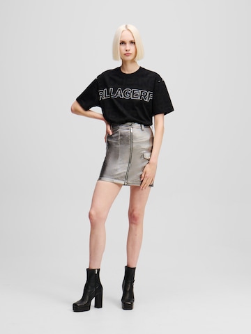 KARL LAGERFELD JEANS Skirt in Grey
