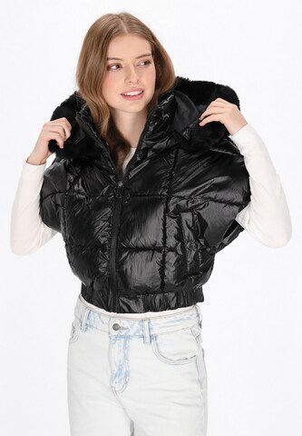 Gilet MYMO en noir : devant