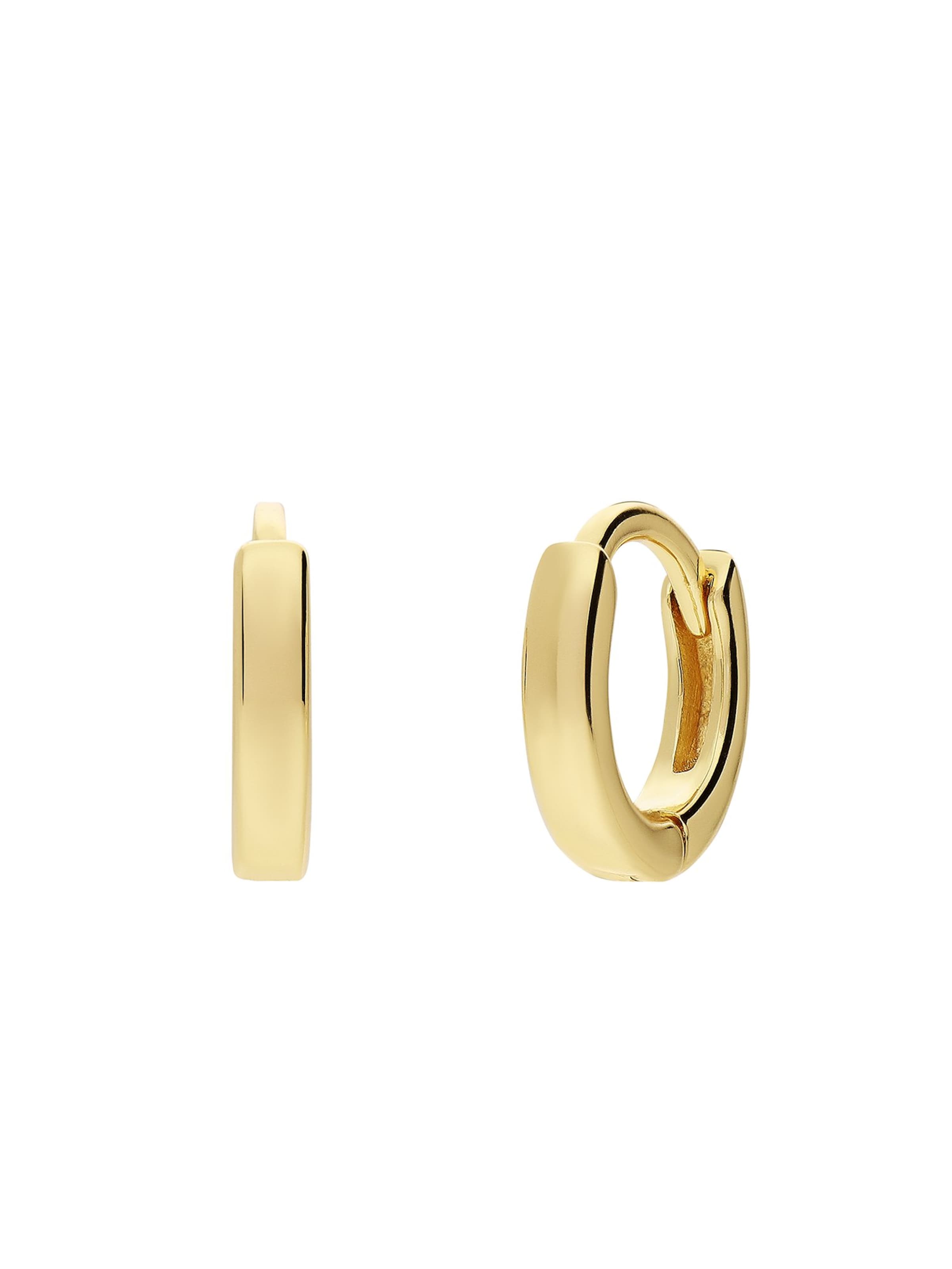 Lucardi Earrings in Gold: front
